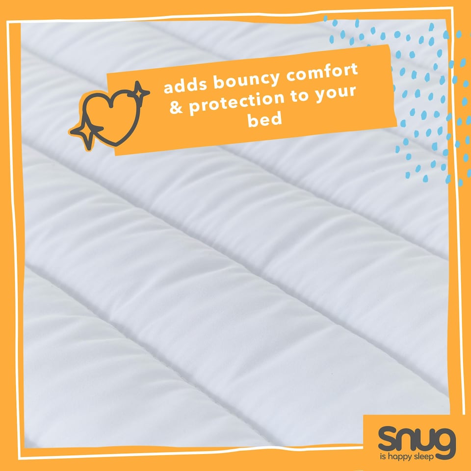 image 1 of Snug Brilliantly Bouncy Mattress Topper - Single