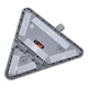 image 6 of Living and Home Wall Cleaning Mop Set with Adjustable Rod | Grey