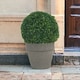 image 2 of Modern Or Traditional Real Feel Granite Style Plastic Plant Pot Indoor & Outdoor | Black | Modern Black Galaxy 28cm | 28cm | 1