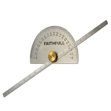Faithfull Depth Gauge With Protractor 150Mm (6In)