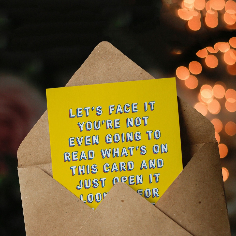 image 1 of Looking Money Won't Read Child Kids Joke Funny Birthday Card