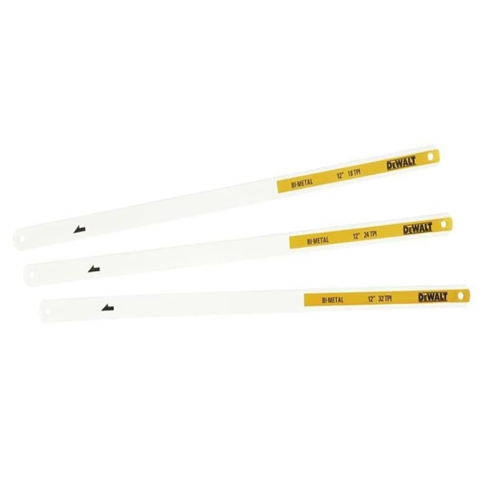 Dewalt - Mixed Hacksaw Blade Pack, 3 Piece