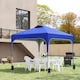 image 2 of Outsunny Pop Up Gazebo Foldable w/ Wheeled Carry Bag & 4 Weight Bags, Grey