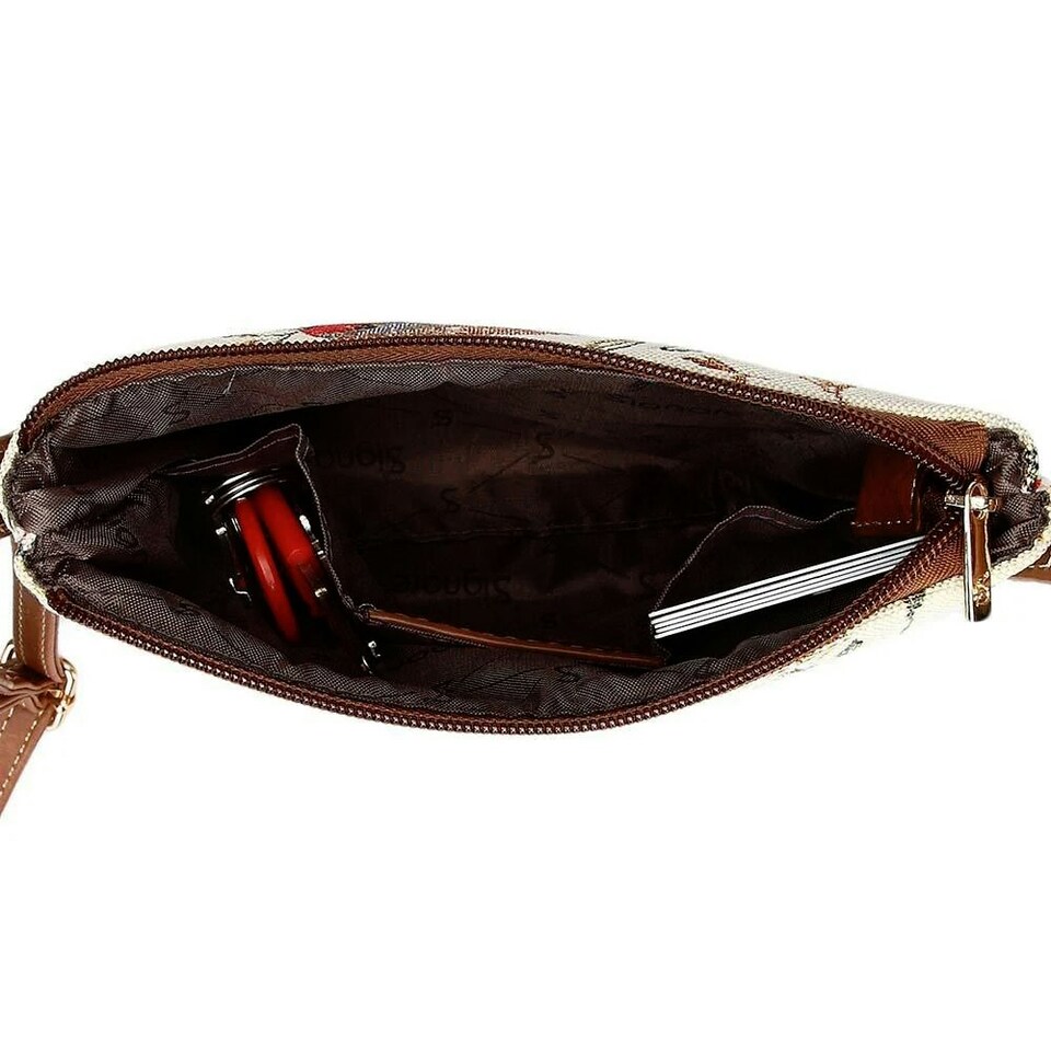 image 1 of Signare Tapestry Robin Sling Bag Cream