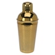 image 5 of Gold Metal Barware Set Cocktail Shaker Ice Bucket Wine Cooler Tongs Double Wall | Gold | Cocktail Shaker Set