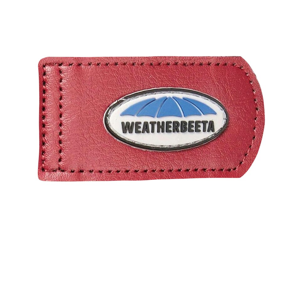 image 1 of Weatherbeeta Single Lock Brushing Boots - Black/Maroon - Warmblood