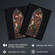 image 2 of The Annunciation Stained Glass Wall Art Print Edward Burne Jones 18x24"