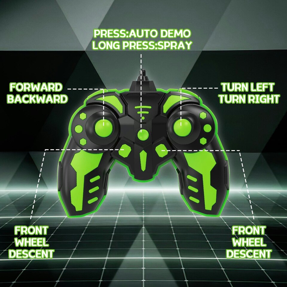 image 1 of Dynamic Off-Road Remote Control Stunt Car - Deformable Body, Spray Effects & Terrain Action