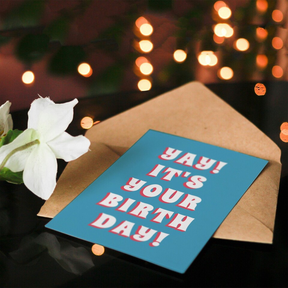 image 1 of Yay It's Your Birthday Him Dad Brother Son Grandad Birthday Card