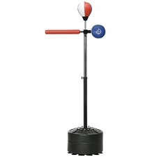SPORTNOW Adjustable Speed Bag with Stand, Reflex Bar, Multicoloured Multi