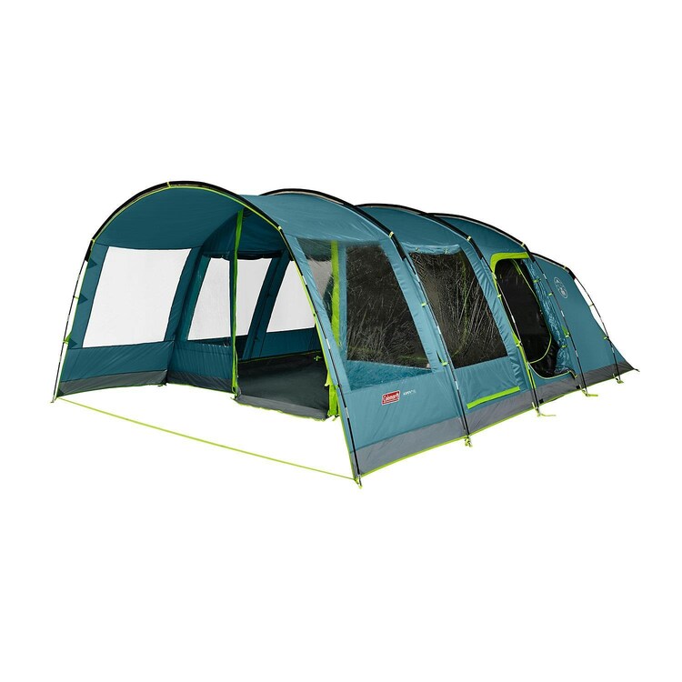 Coleman Aspen 6 L Family Tent With Extended Porch - Green N/a