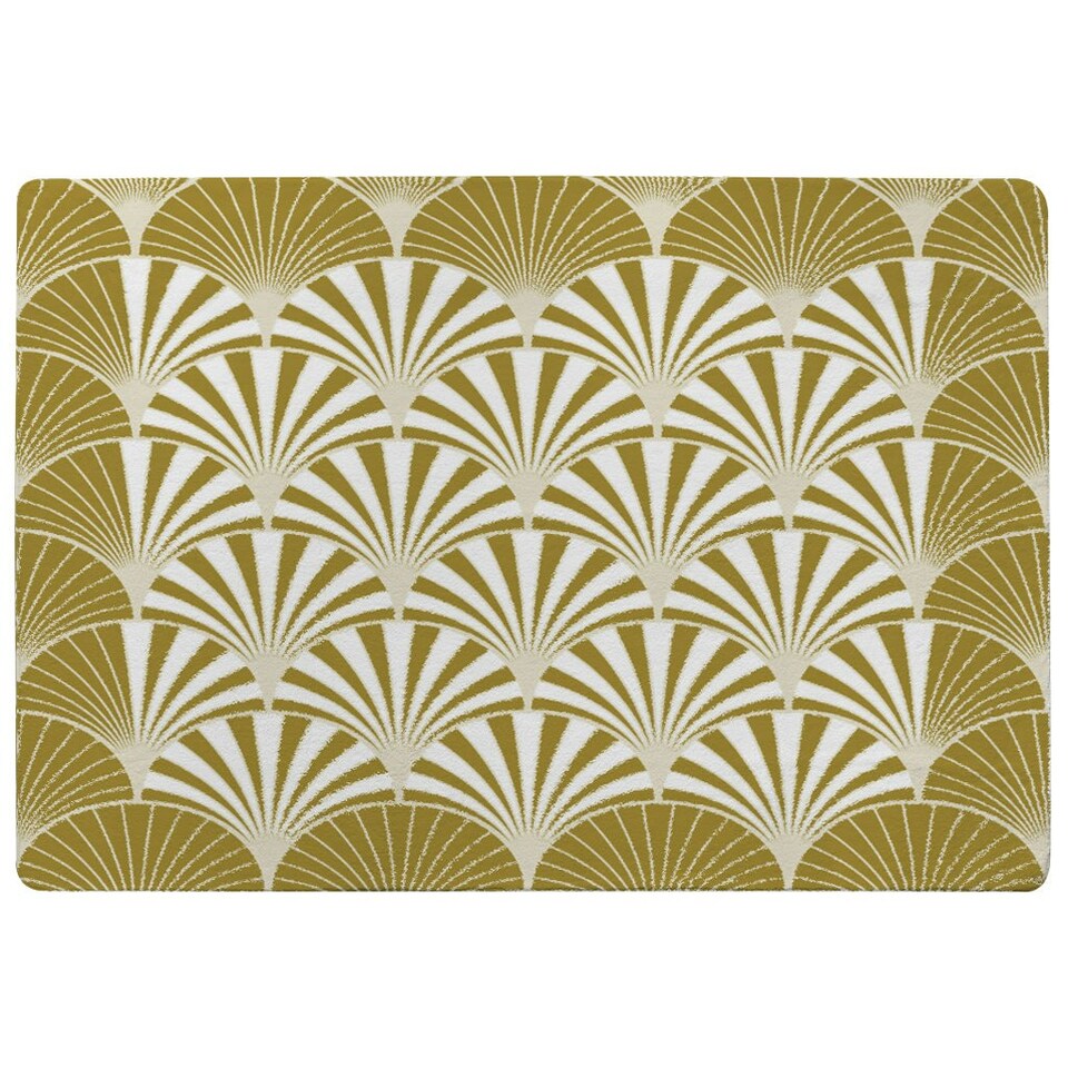 image 1 of Golden Semi Circles (Rug) Gold | XL: 160x230cm