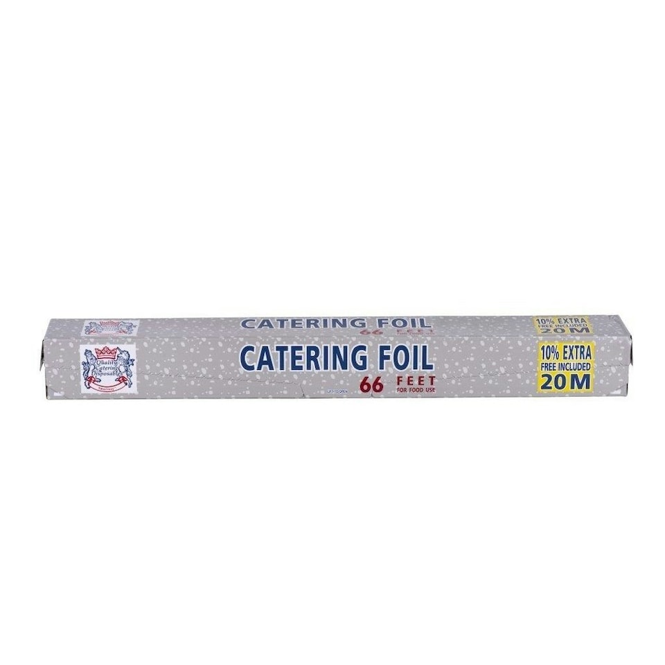 Aluminium Foil - Silver - 20m x 450mm