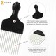 image 4 of Kobe Fist Metal-Prong Afro Comb