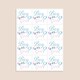 image 3 of Boy or Girl Gender Reveal Square Stickers 65mm - Sheet of 12