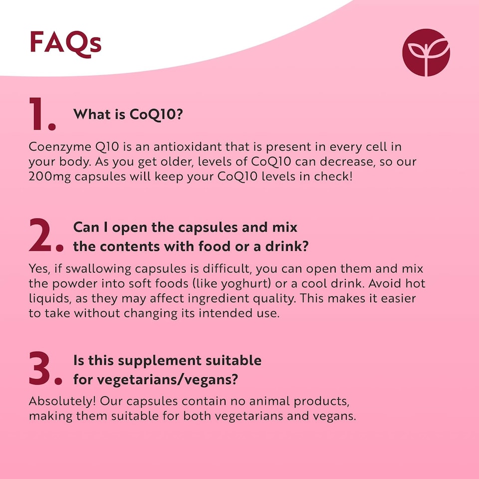 image 1 of Nutravita CoQ10 200mg - High Strength Co Enzyme Q10 - Pure and Naturally Fermented Ubiquinone Coenzyme - Made in The UK - 120 Vegan Capsules