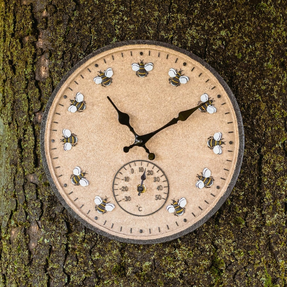 image 1 of Marco Paul 30cm Bee Design Wall Clock N/A