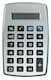 image 2 of Just Stationery 8 Digit Pocket Calculator - Black/Silver