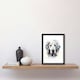 image 2 of Dalmatian Dog Lovers Gift Watercolour Pet Home Decor Black Framed Wall Art Print A4