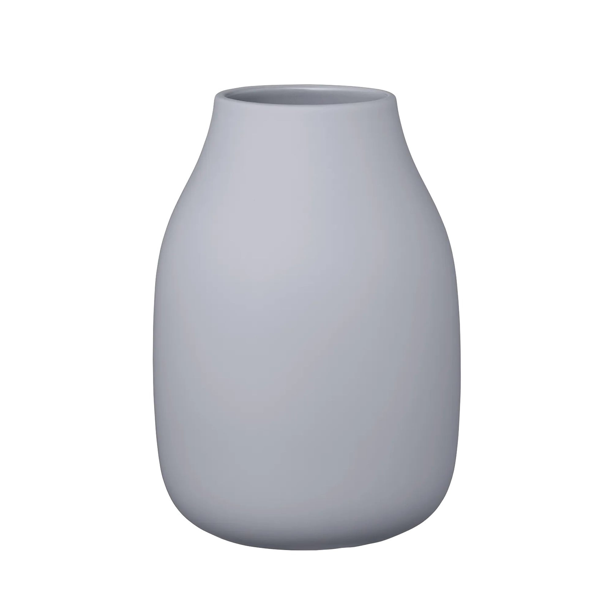 Blomus COLORA Vase L - Farbe Tradewinds, Soft Touch in Light Blue