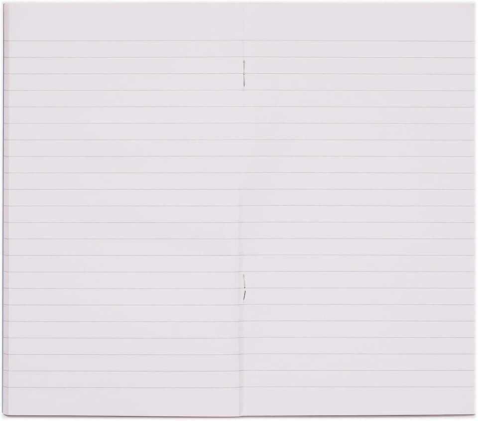 image 1 of Rhino 64 Page 8mm Lined Exercise Book Light Blue 200 x 120mm 10 Pack