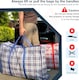 image 5 of S&d, Laundry Zip Bags XXL Heavy Duty Storage Bags Reusable Nylon Large for Moving Clothes Wardrobe Waterproof -10pcs (Red)
