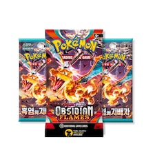Pokemon Korean Starter 5 Pack - 151, Obsidian Flames, Surging