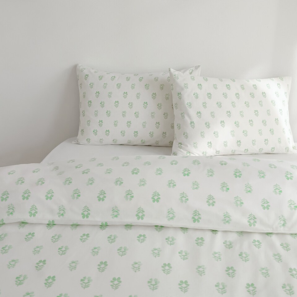 image 1 of Martex Studio Edition Sage Botanical Duvet Cover Set - King