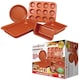 image 2 of Copper Non Stick 5 Piece Cake Biscuit Bakeware Set