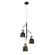 image 1 of Barham 3Lt Pendant - Grey & Copper Metal