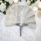 image 1 of Wall Leaf Hurricane Lamp - Nickel Plated - L25 x W35 x H15 cm Grey