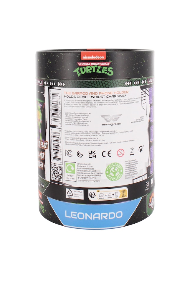 image 1 of Cable Guys Holdems Teenage Mutant Ninja Turtles Leonardo Mini Phone Stand and Device Holder