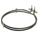 image 2 of SPARES2GO Heating Element compatible with Logik LFTC50A12 LFTC60A12 LFTC60W12 LFSTC50W LMF65SS Fan Oven Cooker (2 Turn, 2100W)