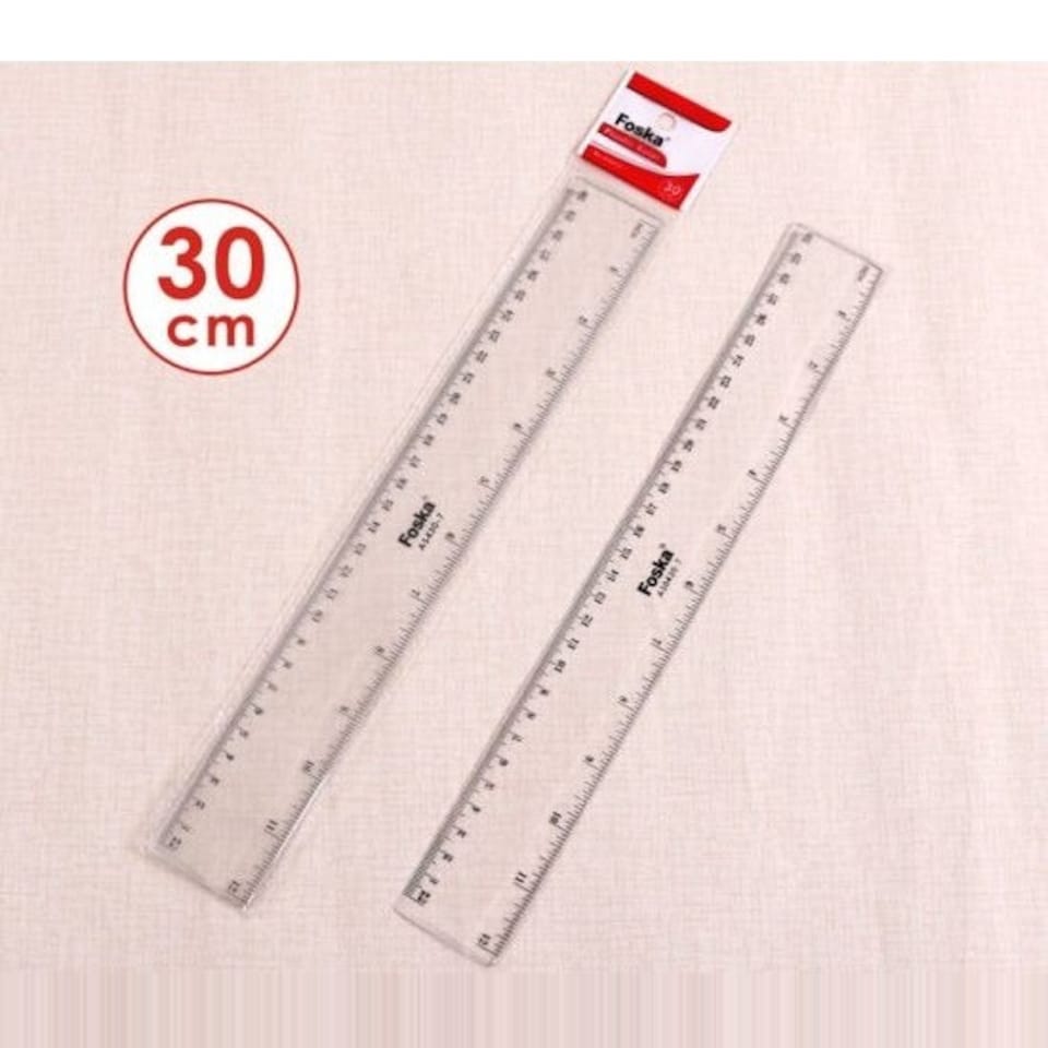 image 1 of 30cm Clear Ruler by Foska