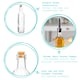 image 2 of Argon Tableware Olive Oil Pourer Bottle with Cork Lid - 500ml