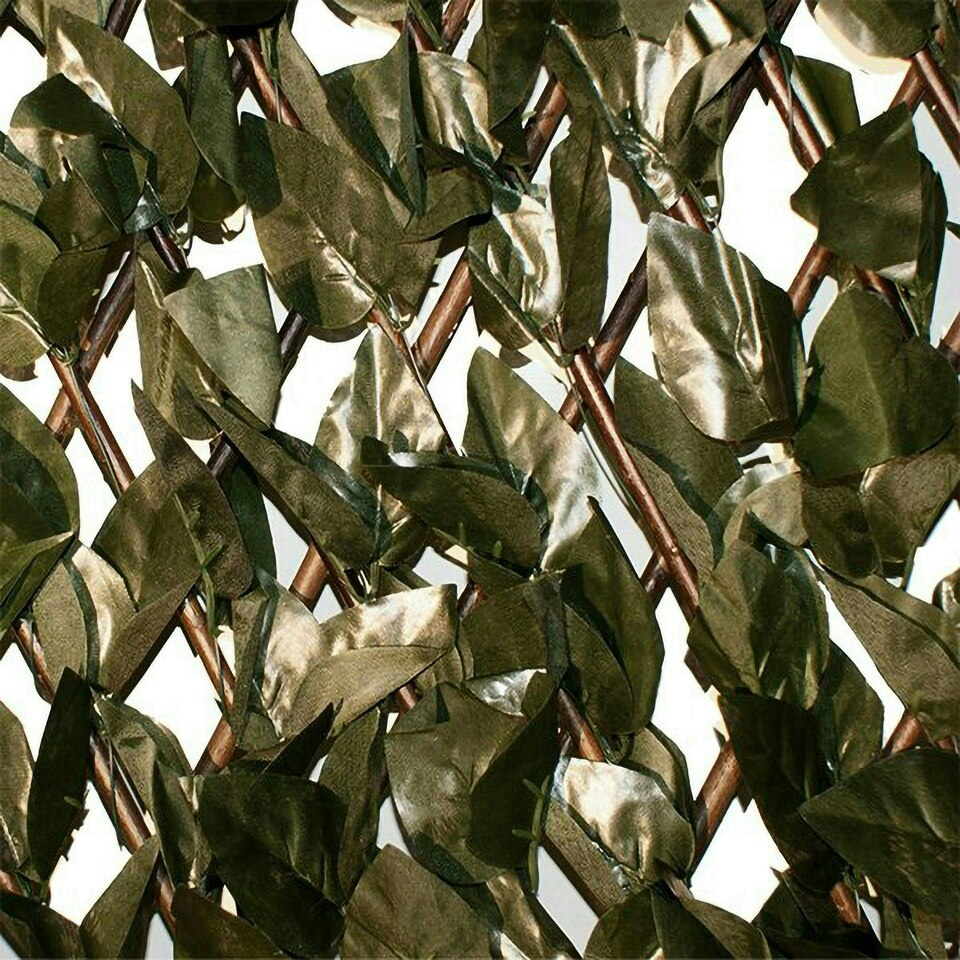 image 1 of Primrose Artificial Goat Willow Extendable Trellis Privacy Screening 2m x 1m