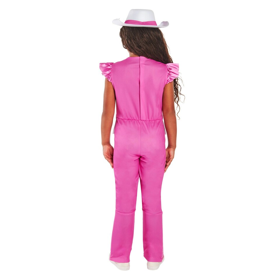 image 1 of Barbie Childrens/Kids Cowgirl Costume - Pink/White - 5-6 Years 5