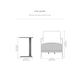image 8 of Nora C-Shaped Solid Mango Wood Sofa Side Table for Living Room