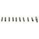 image 2 of 10pc 50mm Power Bit Screwdriver Bit Set Phillips Pozi Flat with Magnetic holder