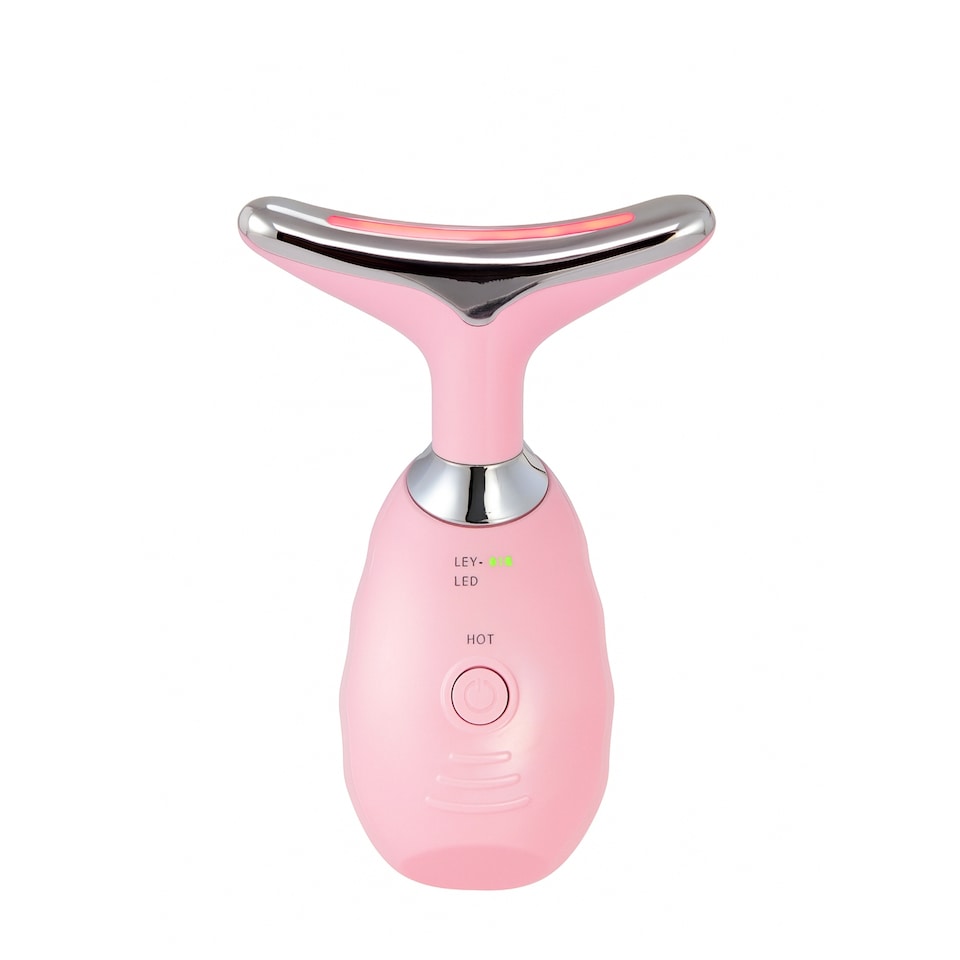 image 1 of Erth Skin London Age -Defying Face And Neck Massager Pink