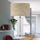 image 7 of Aura - Chrome Table Lamp with Champagne & Gold Leaf Shade Chrome | Gold