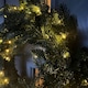 image 9 of 60cm Premium Mixed branch prelit Green Wreath - with timer