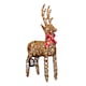 image 9 of 70cm Battery Operated Light up Brown Christmas Reindeer with 80 Warm White LEDs