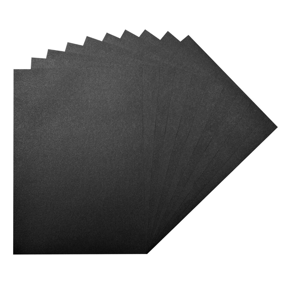 image 1 of Pack of 100 A5 Coloured Paper 75gsm Sheets | Black | Black | A5 | 1