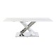 image 5 of Centre Table DKD Home Decor White Silver Crystal Steel 120 x 60 x 42 cm N/A