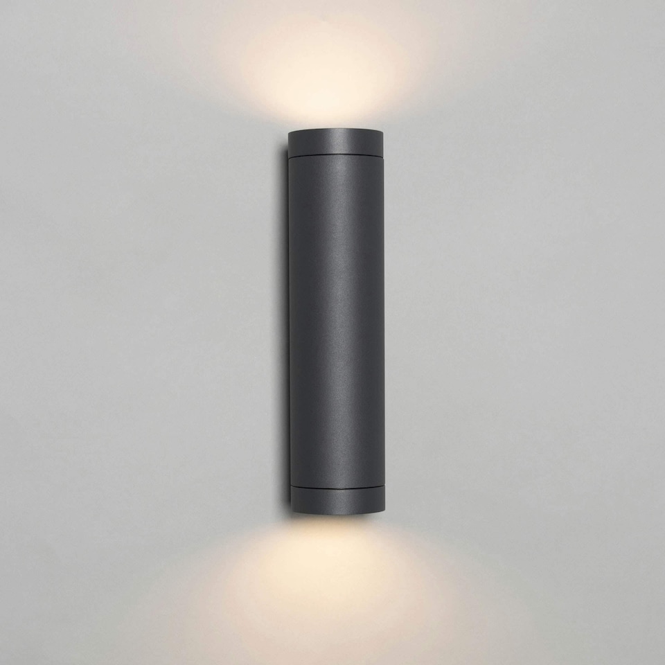image 1 of BHS Polo Outdoor Wall Light, Dark Grey