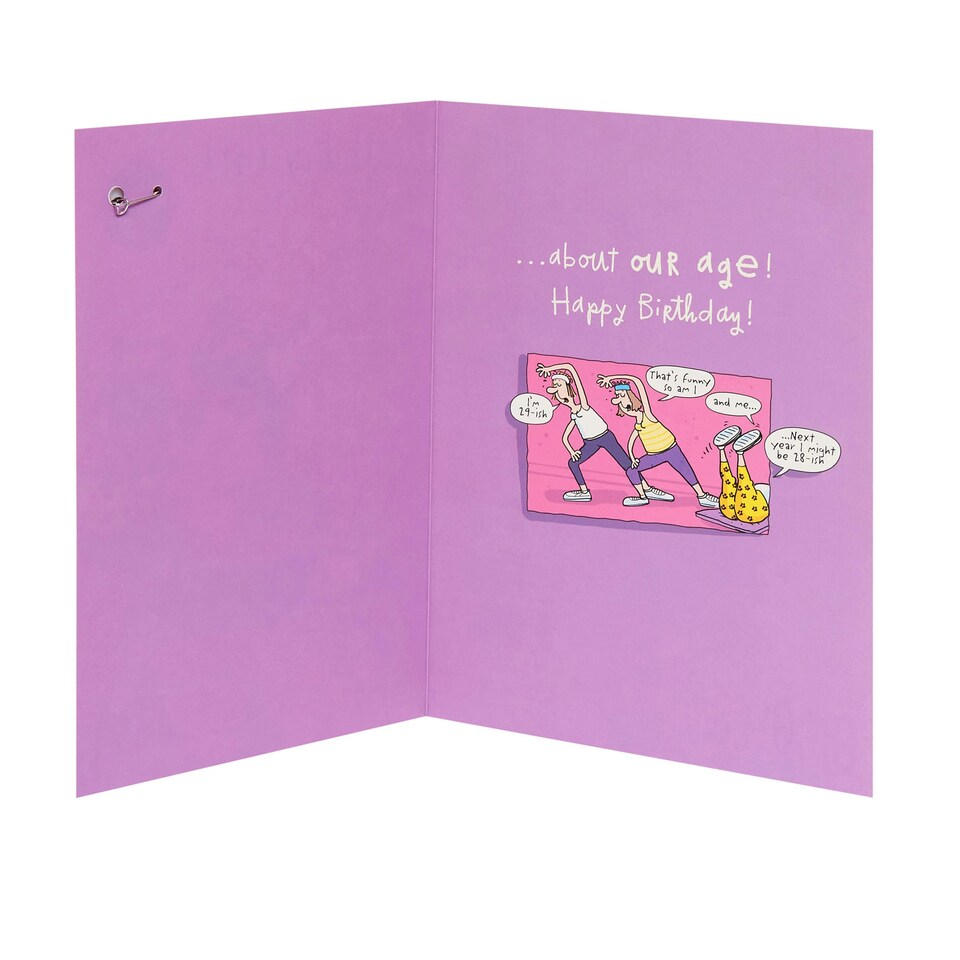 image 1 of Birthday Card for Her/Friend | Funny Flexible Design