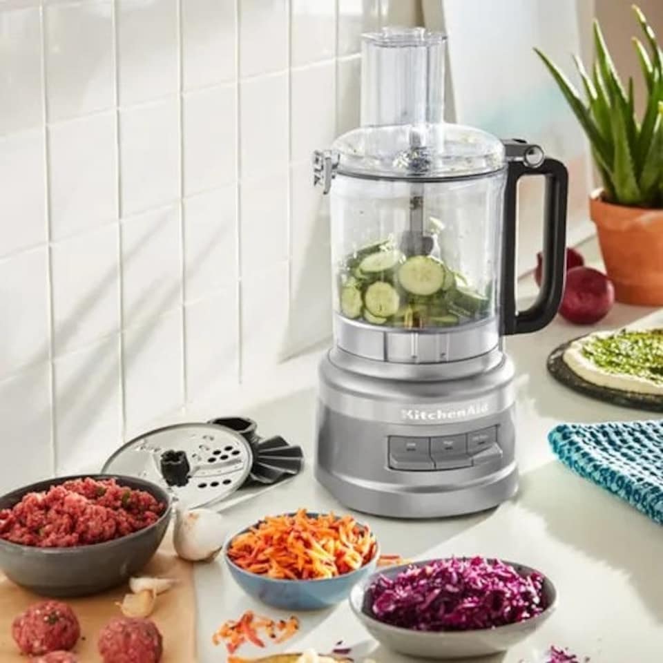 image 1 of KitchenAid 2.1L Contour Silver Food Processor
