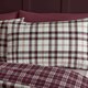 image 3 of Catherine Lansfield Kelso Check Reversible Duvet Cover Set Plum | Purple | Plum | Double