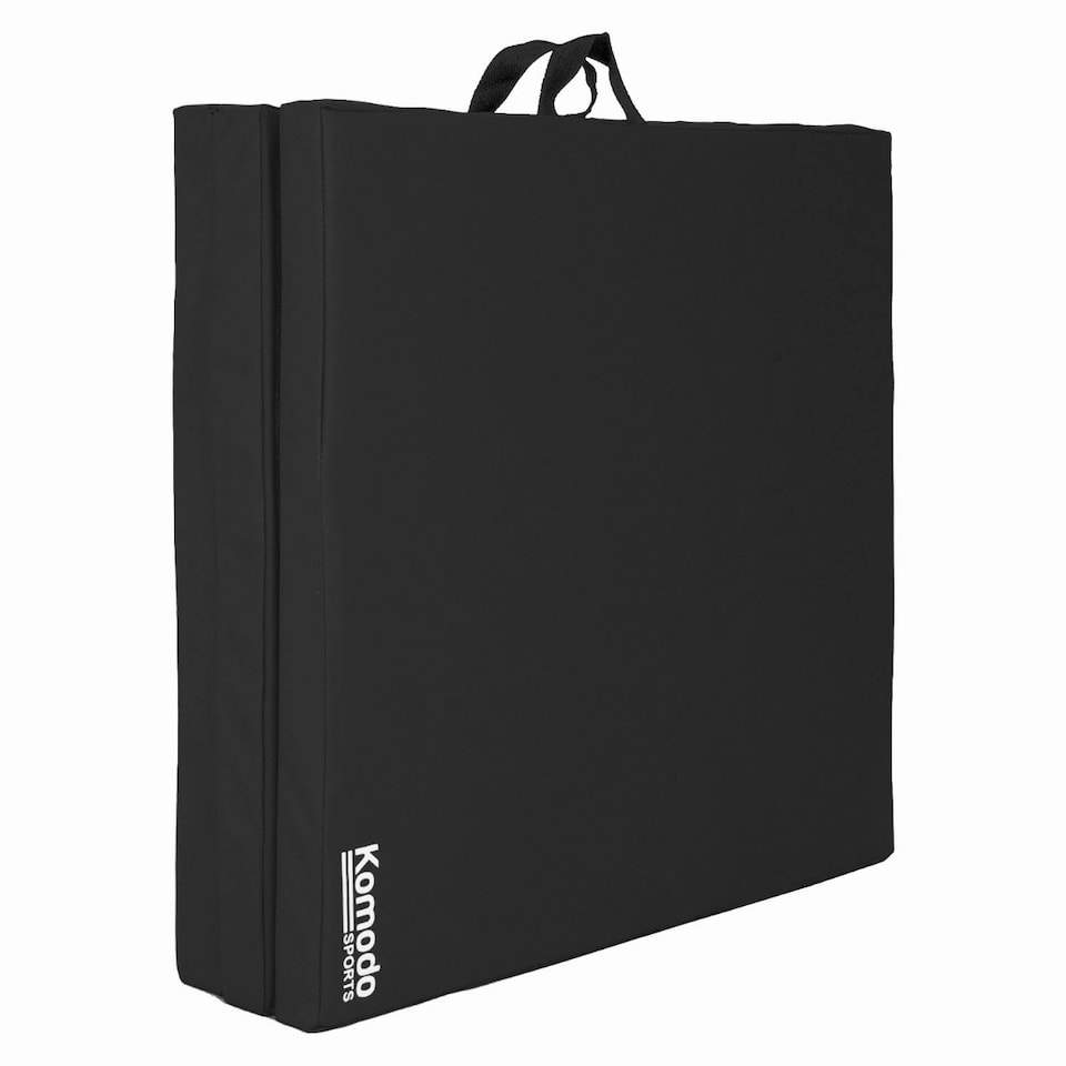 image 1 of Komodo Tri Folding Yoga Mat - Black